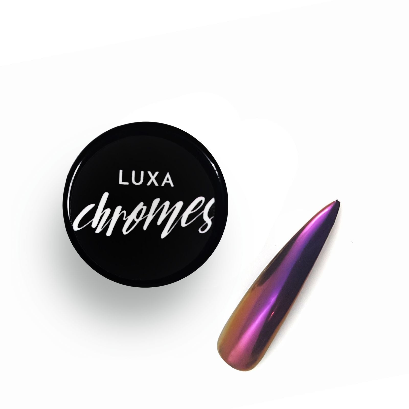 Luxapolish Oil Slick Chrome - Crimson Sky