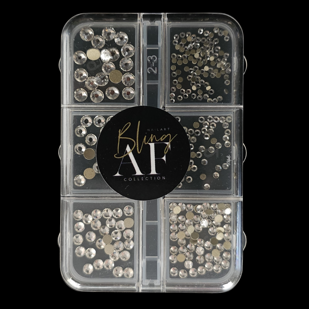 High Quality Crystals - Crystal Clear Mixed Sizes