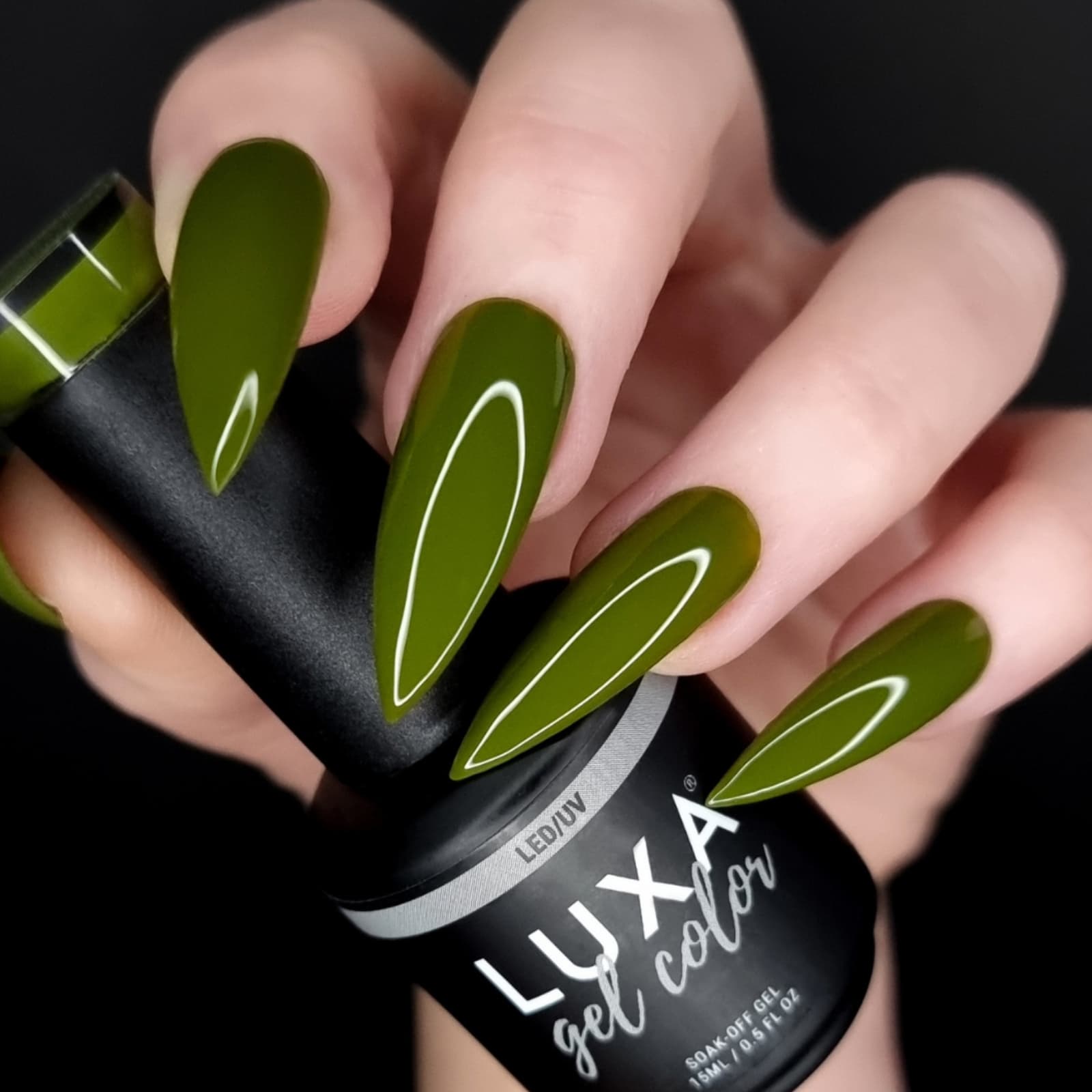 Luxapolish Olive Juice Collection - 6pcs with Free Painted Swatch Sticks