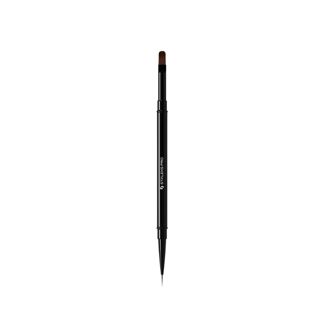 Staleks Double-ended Gel/Liner Brush