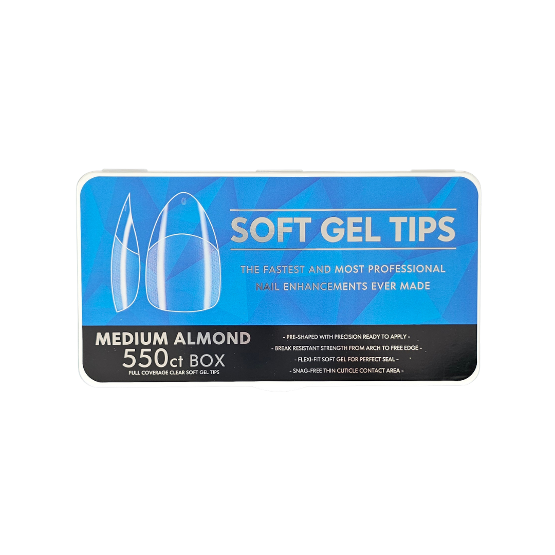 Soft Gel Tips - Medium Almond