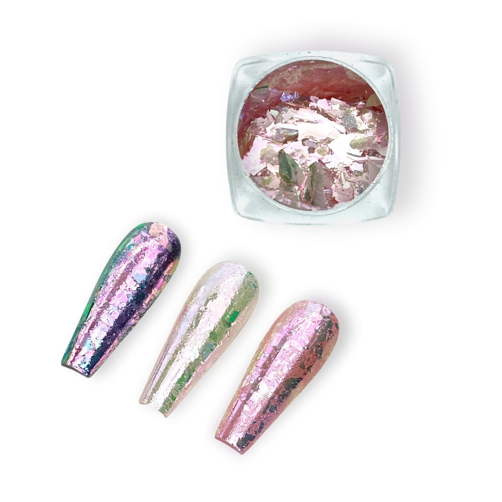 Luxapolish Pastel Flakes - Bubblegum Spark