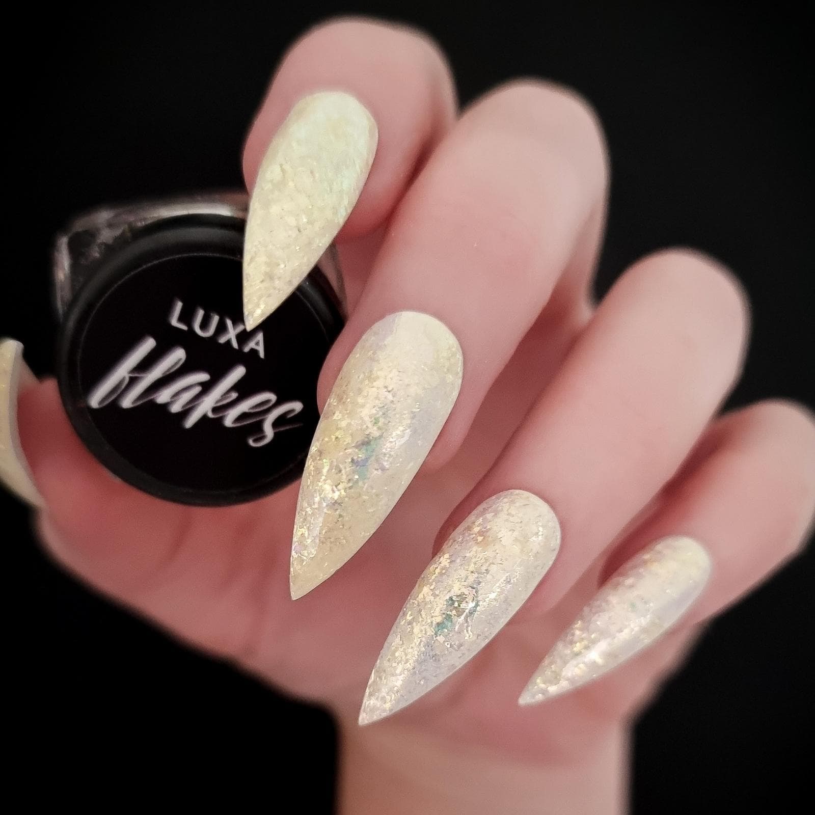 Luxapolish Pastel Flakes - Golden Star