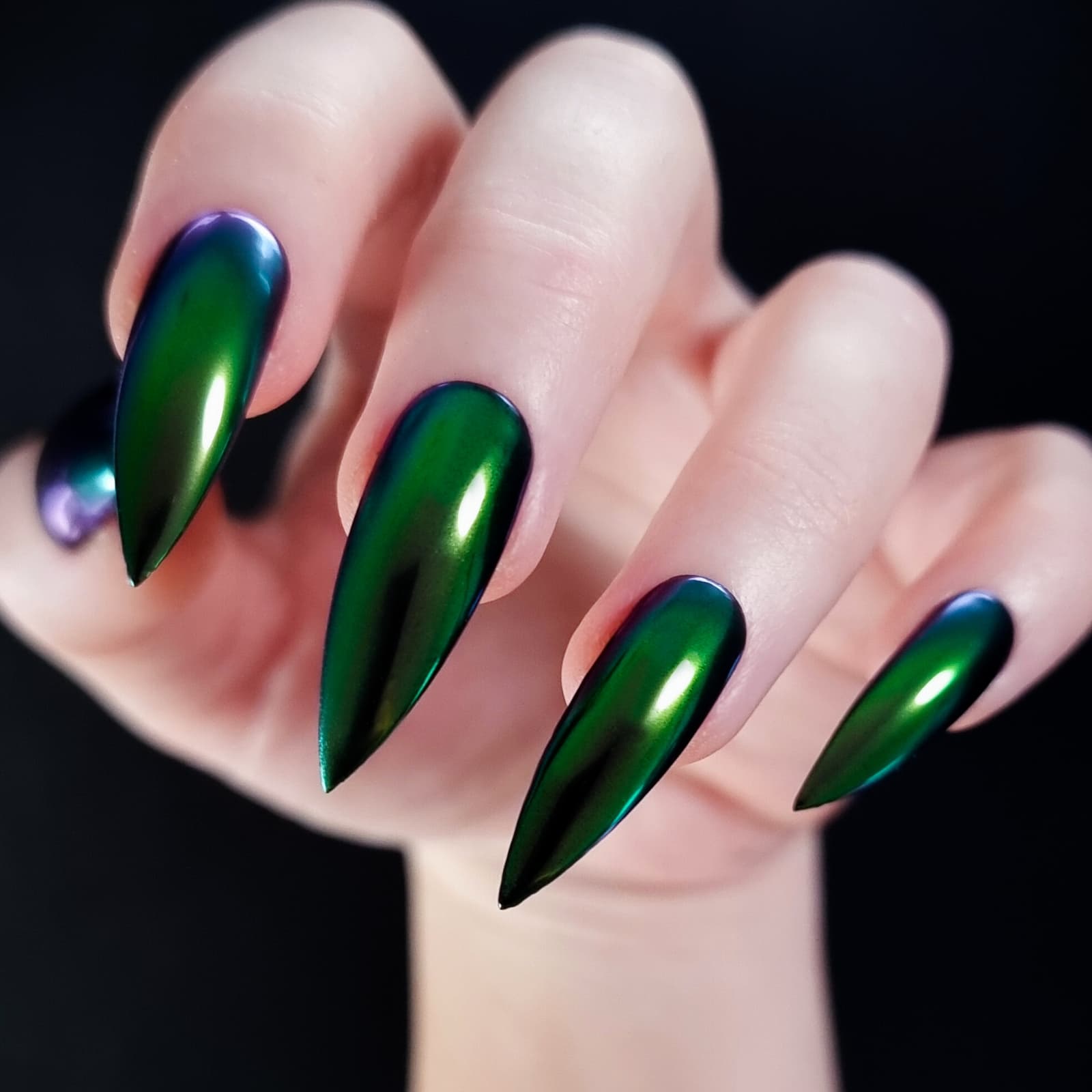 Luxapolish Oil Slick Chrome - Aurora Borealis