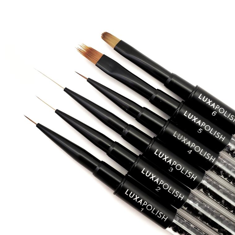 Luxapolish Brush Set - 6 pcs