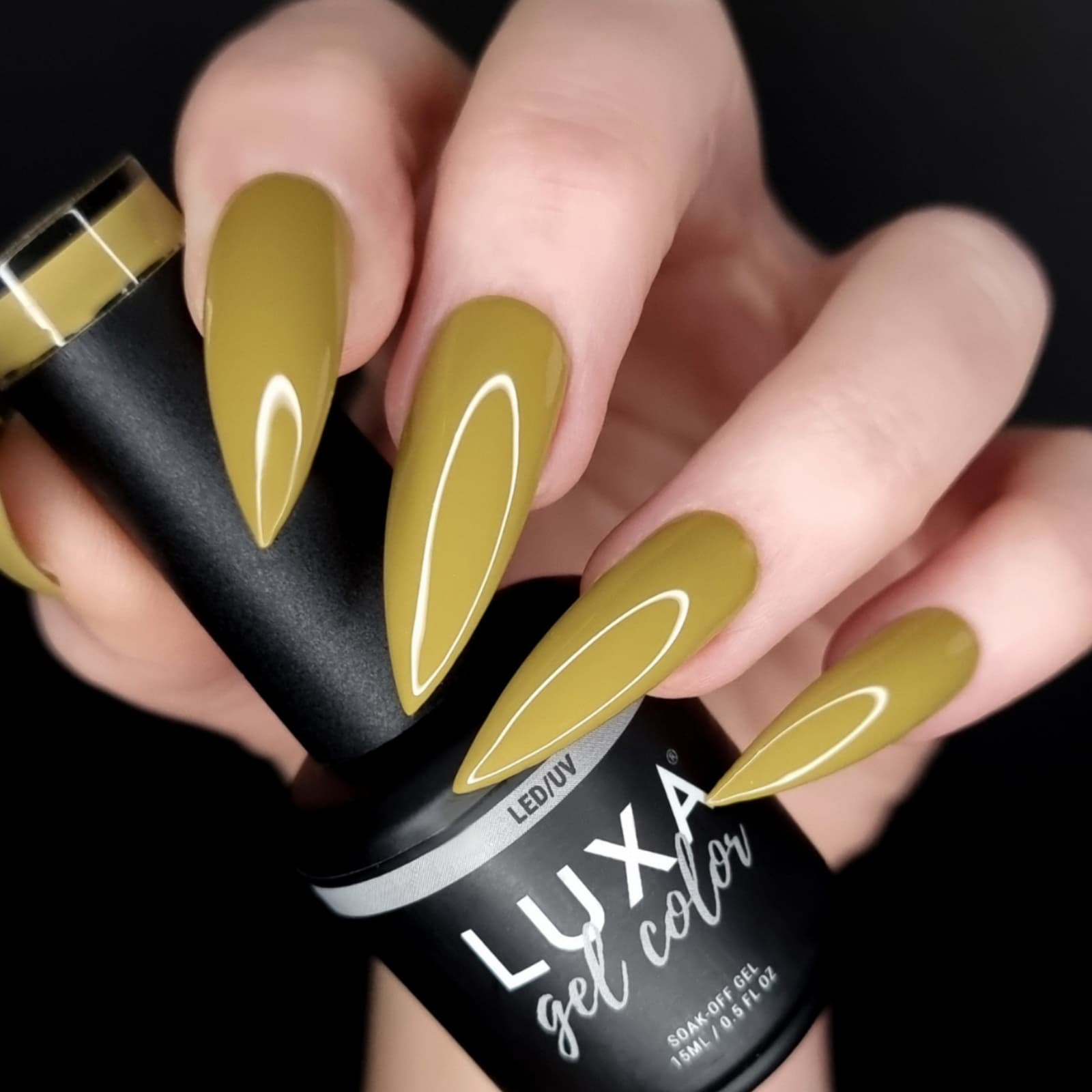 Luxapolish Olive Juice Collection - 6pcs with Free Painted Swatch Sticks