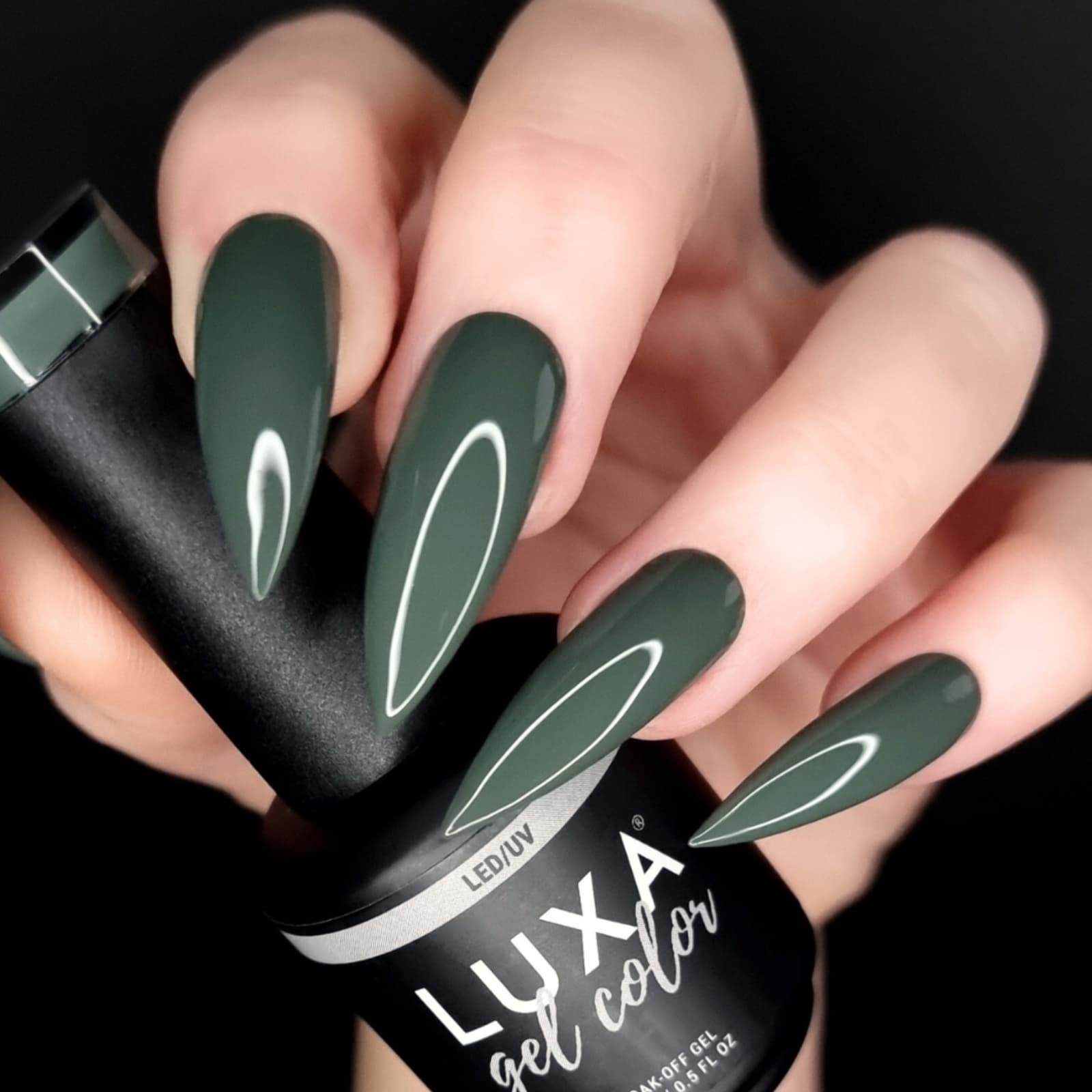 Luxapolish Olive Juice Collection - 6pcs with Free Painted Swatch Sticks