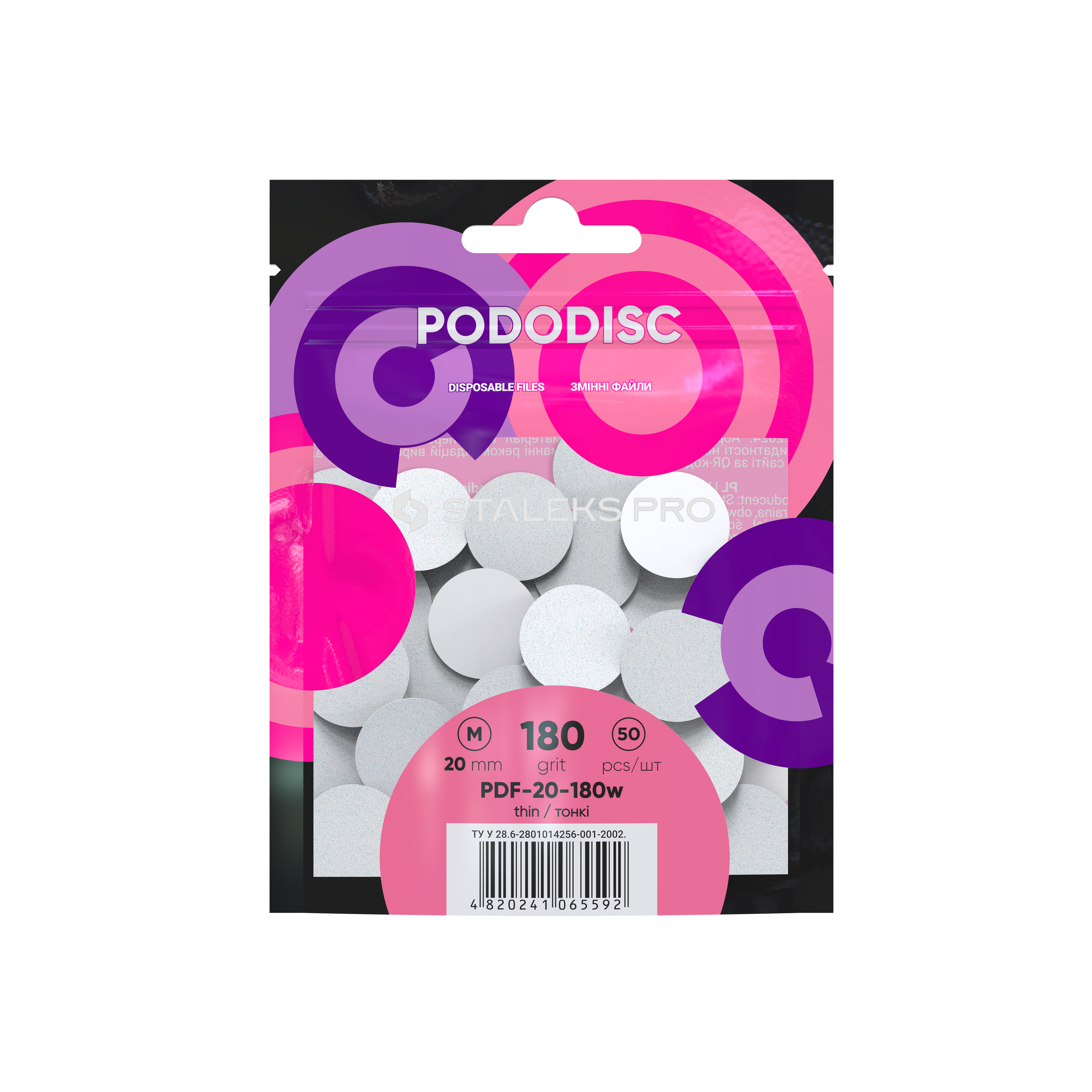Staleks Disposable Adhesive files - Podo Disc