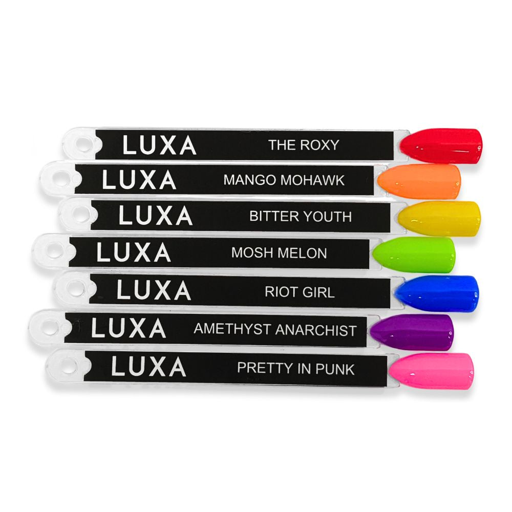 Luxapolish Punk Candy Collection - 7pcs with free painted swatch sticks