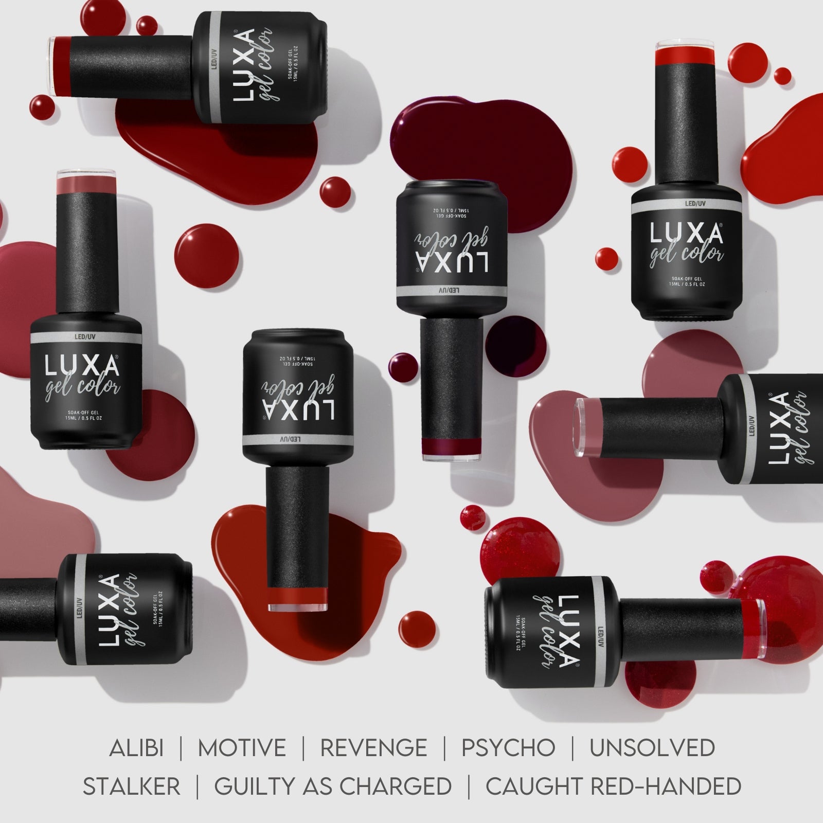 Crimes of Passion Collection - 8pcs with FREE Painted Swatch Sticks