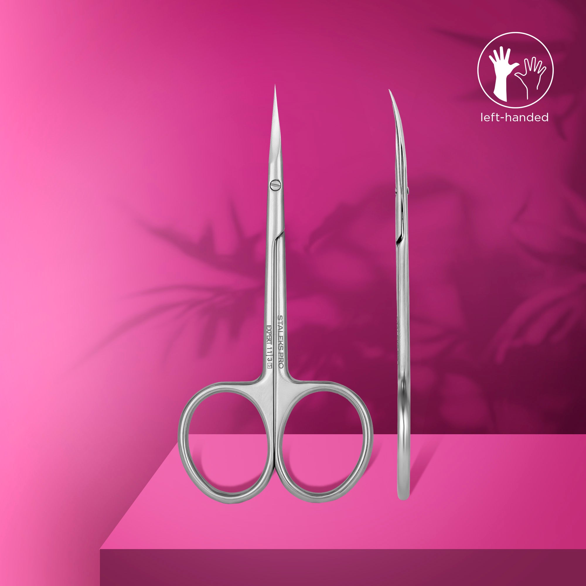 Staleks Pro Cuticle Scissors - For Left Handed Users